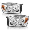 Dodge Ram pickup truck headlights assembly 2006-2009